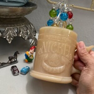 VTG WHATABURGER Nickel coffee Mug, Beige